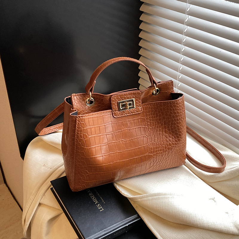 아이드라니 여성용 악어 무늬 탑 핸들 백, 천연 소가죽 - Women Hand Bags For Office 리뷰 및 가격