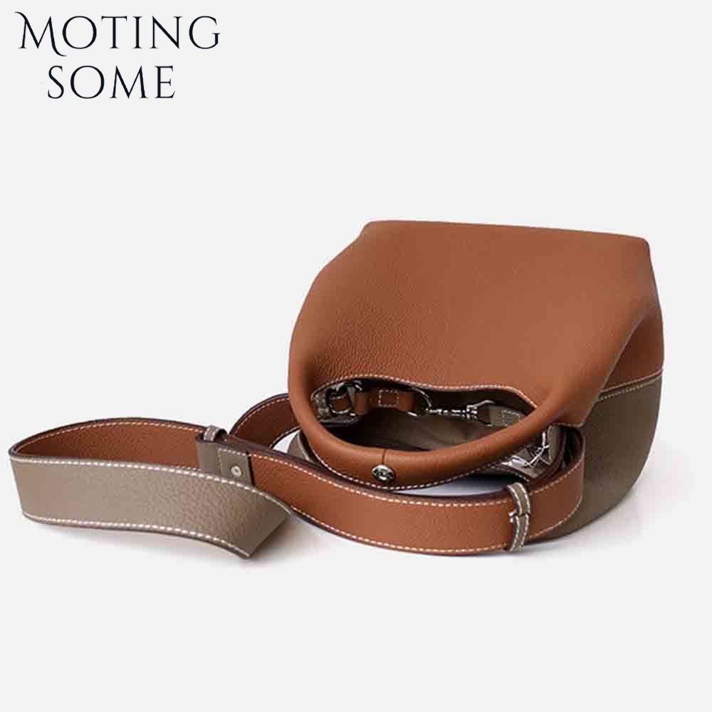 Motingsome 럭셔리 디자이너 소가죽 패치워크 스 - Women Bags On Sale 리뷰 및 가격
