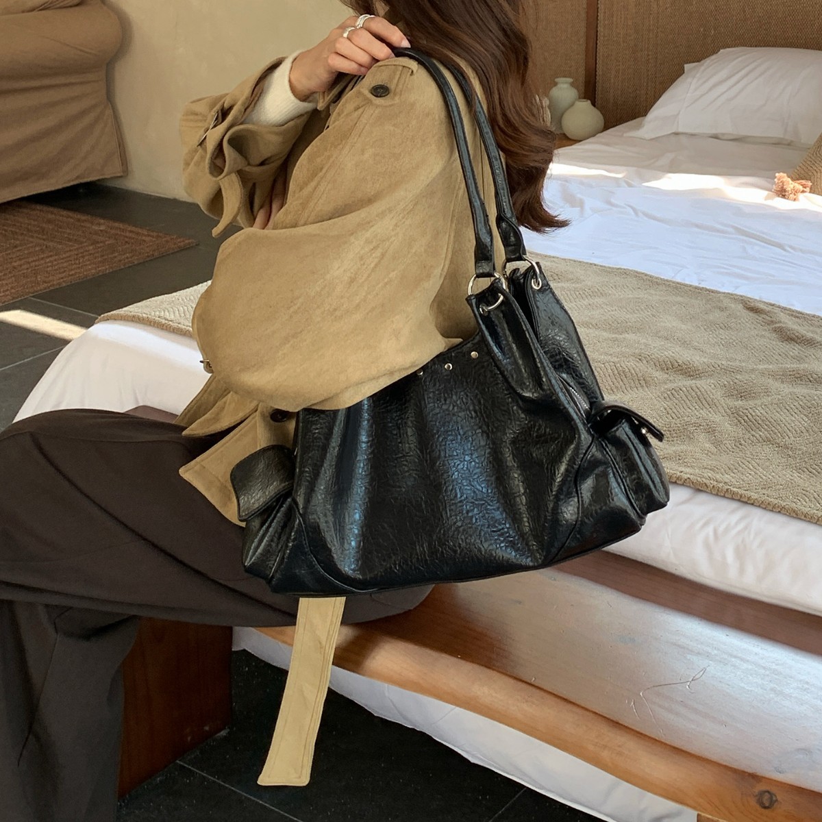 캐주얼한 스타일의 여성용 핸드백, 넉넉한 수납공간, 고 - Women Hand Bags For Office 리뷰 및 가격