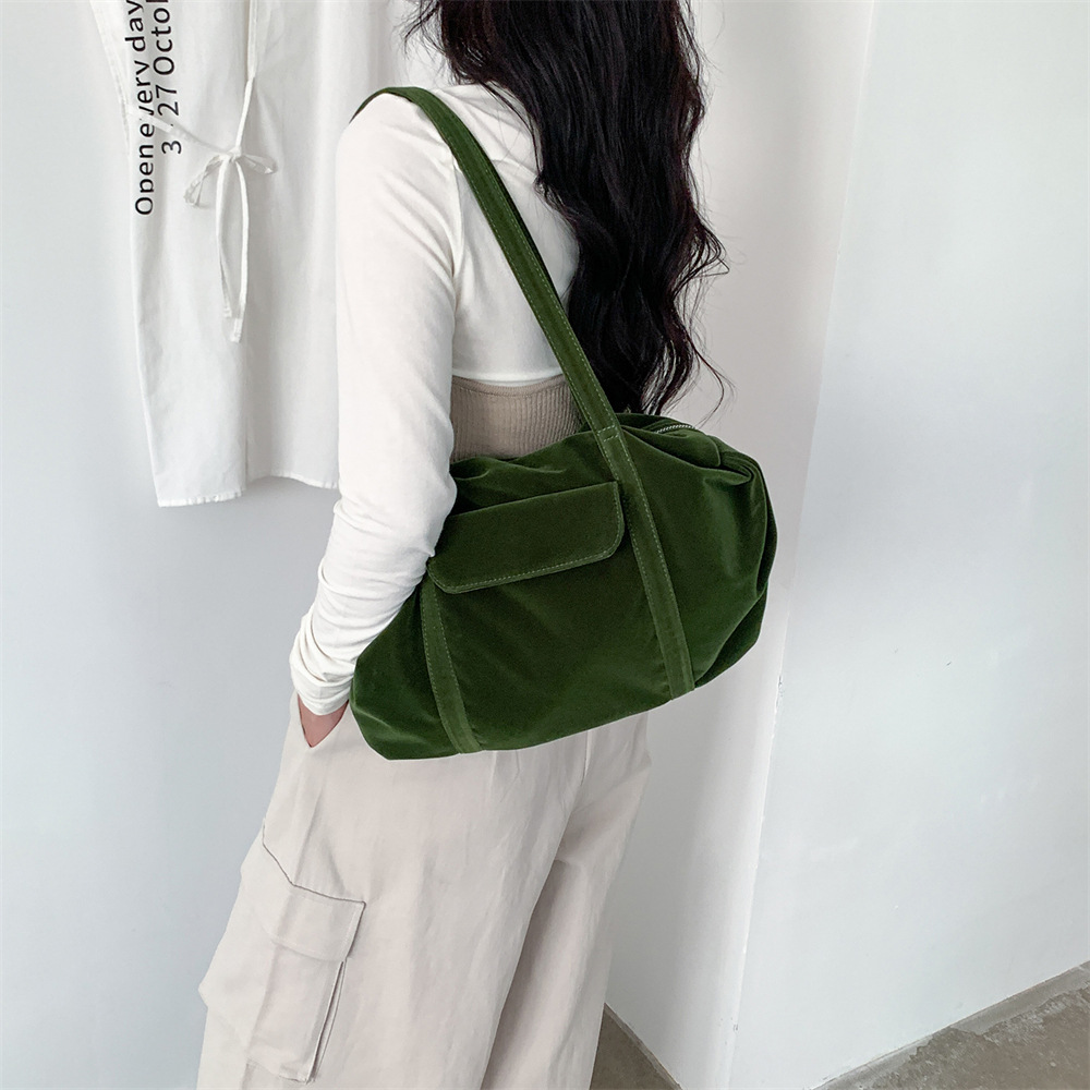 빈티지 벨벳 소재 여성용 보스턴 핸드백, 대용량, 고급 - Women Hand Bags For Office 리뷰 및 가격