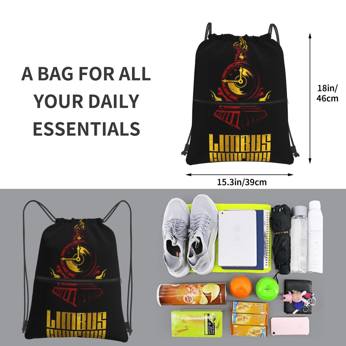 Limbus Company 배낭 다기능 드로스트링 가방 - Women Bags Company 리뷰 및 가격