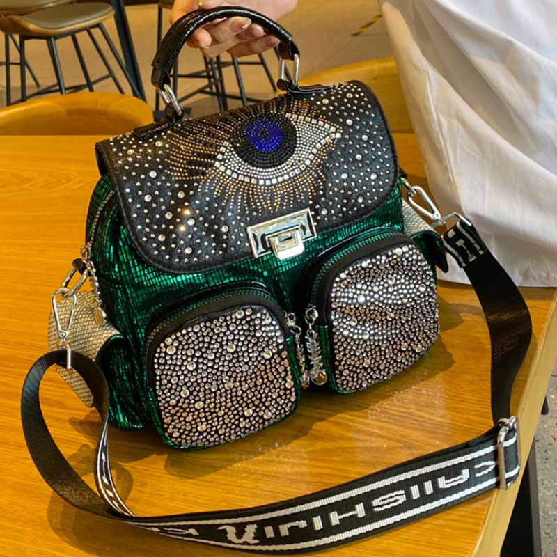 여성용 대용량 숄더백, 여행용 다이아몬드 PU 가죽 백 - Women Bags Branded 리뷰 및 가격